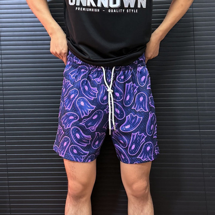 Herren Ghost Print Badehorts Echoarchiv