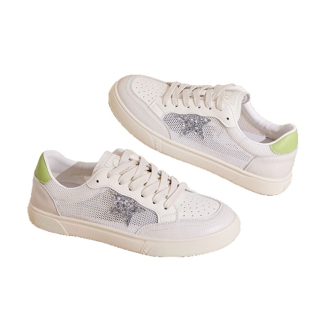 Damen Sneaker mit atmungsaktivem Mesh und stilvollem Sternen-Design Echo Archiv