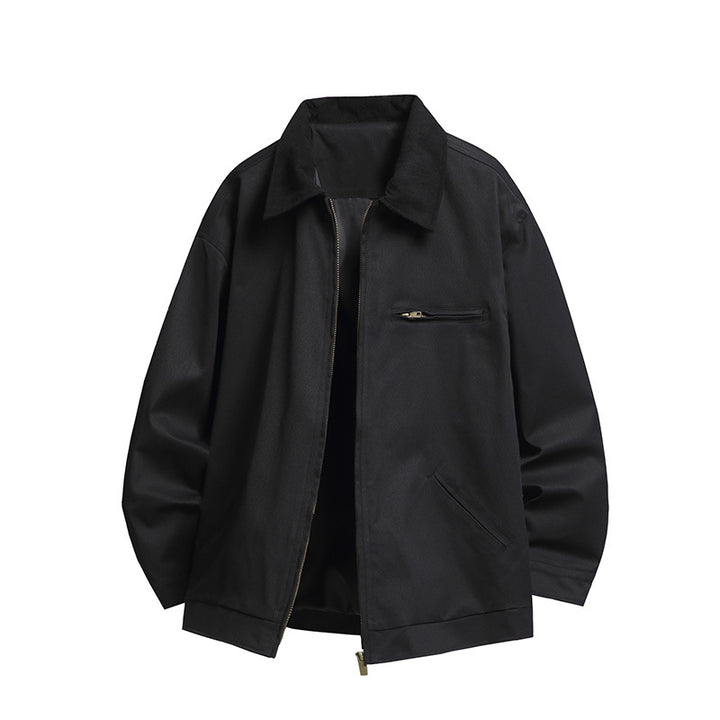 Herren Modische Übergangsjacke mit hohen Kragen und praktischen Taschen Echo Archiv