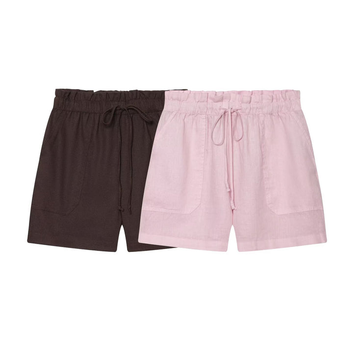 Damen bequeme Freizeitshorts mit elastischem Bund und praktischen Seitentaschen Echo Archiv