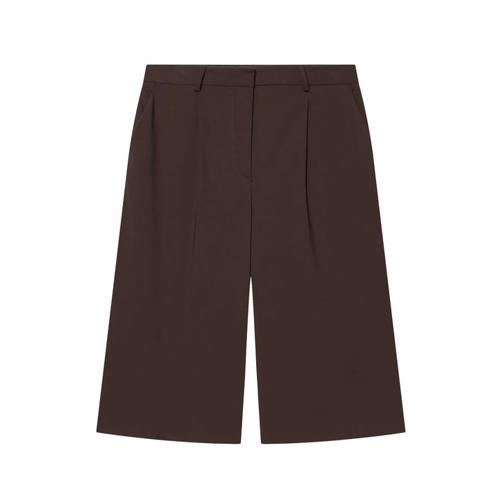 Damen minimalistisch geschnittener Kurzblazer mit verdeckter Knopfleiste und Brustleistentasche – Valéne