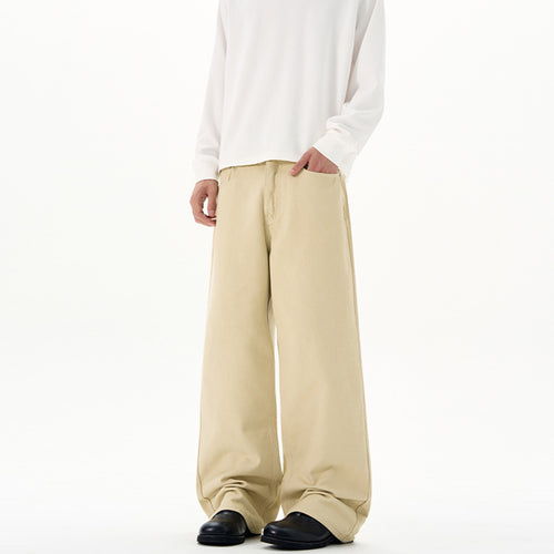 Herren Baumwoll-Denim Marlene-Hose mit extra weitem Bein Echo Archiv