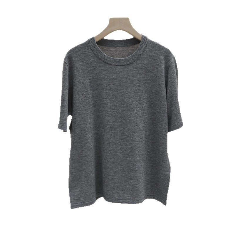 Herren fein gestrickter Kaschmir-Mischpullover mit Rundhals Echo Archiv