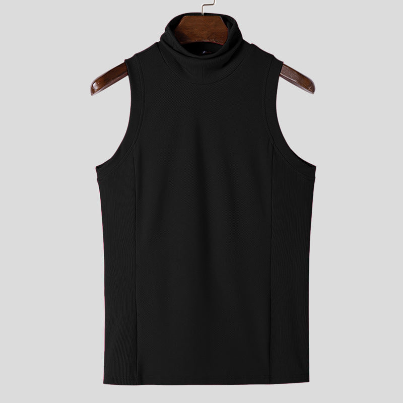 Damen ärmelloses Sporttop mit hochziehbarem Kragen Echoarchiv