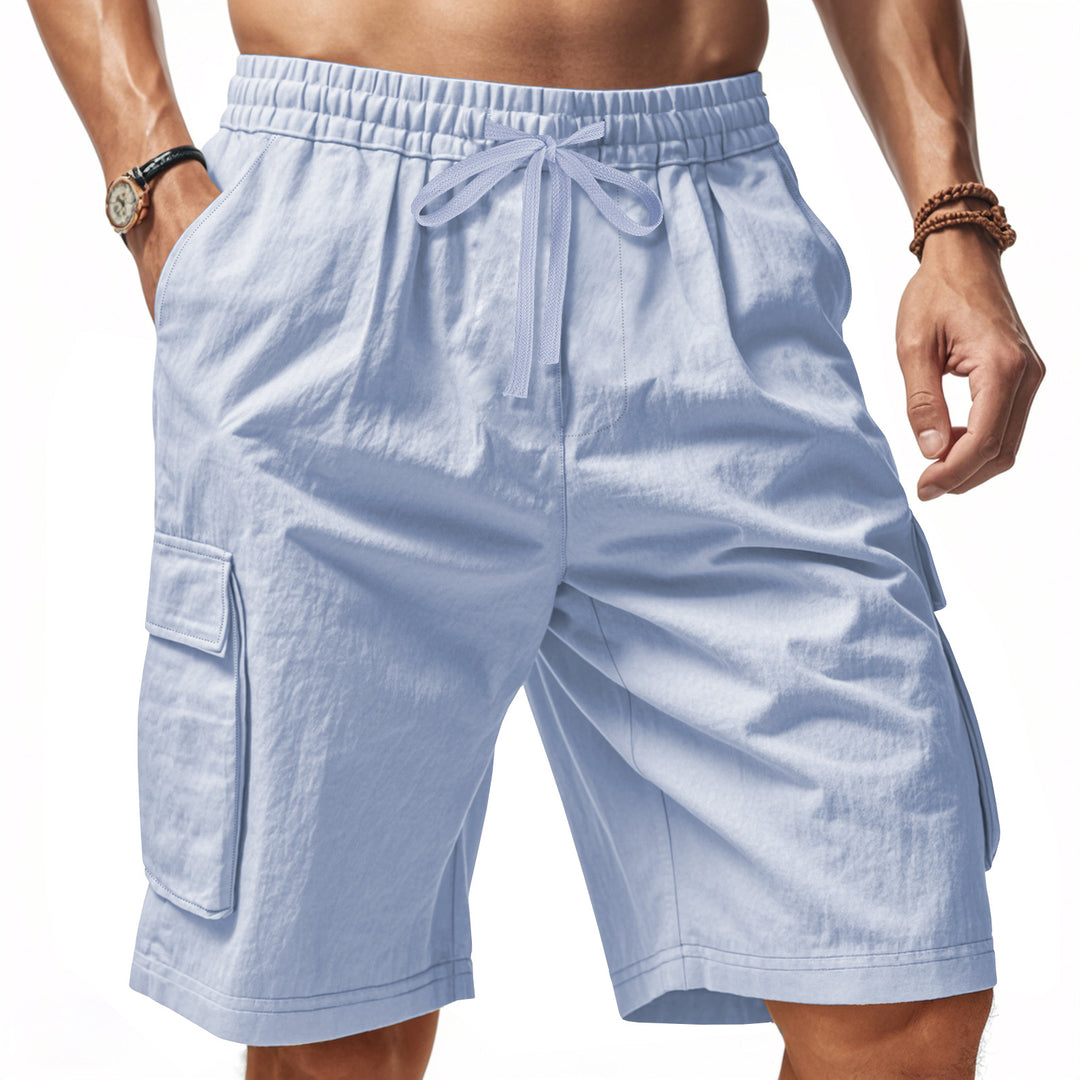 Herren strapazierfähige Cargo-Shorts mit elastischem Bund und praktischen Seitentaschen Echoarchiv