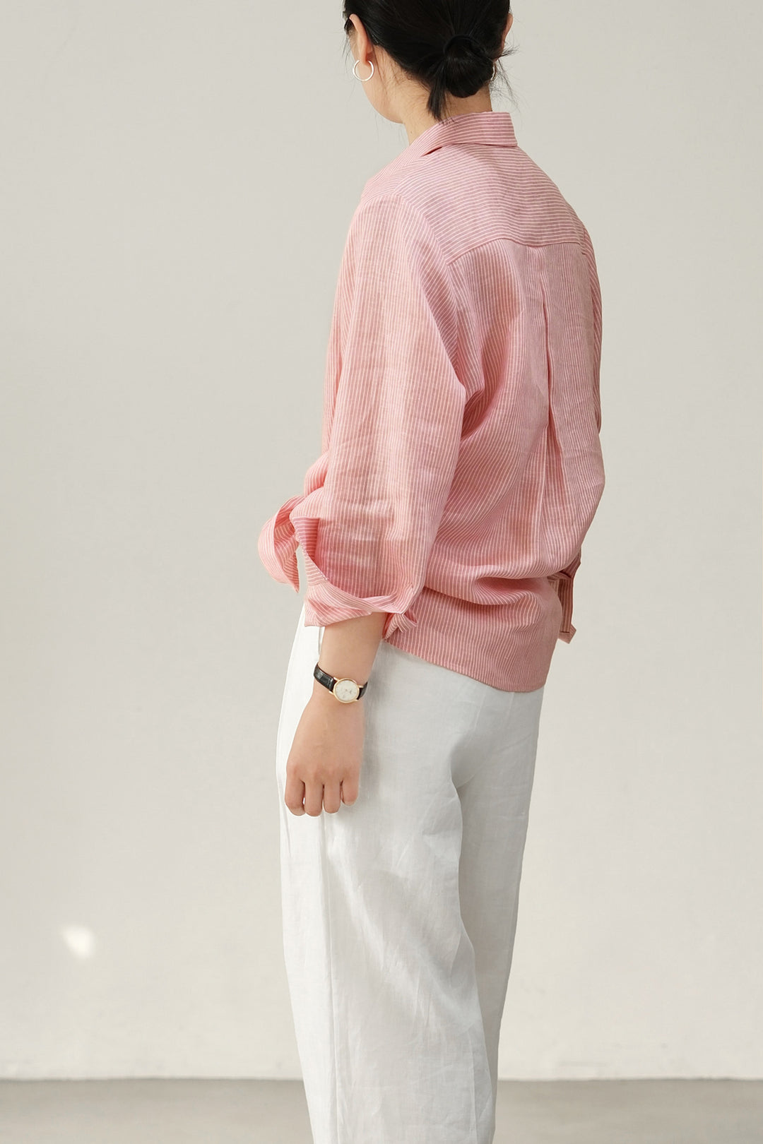 Damen Elegante gestreifte Bluse Echoarchiv