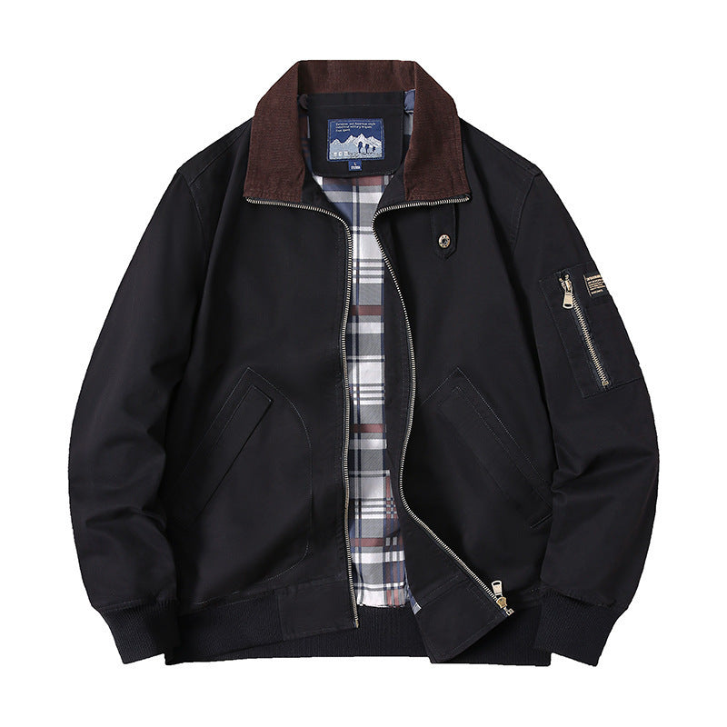 Herren Modische Blousonjacke mit Karomuster Echo Archiv