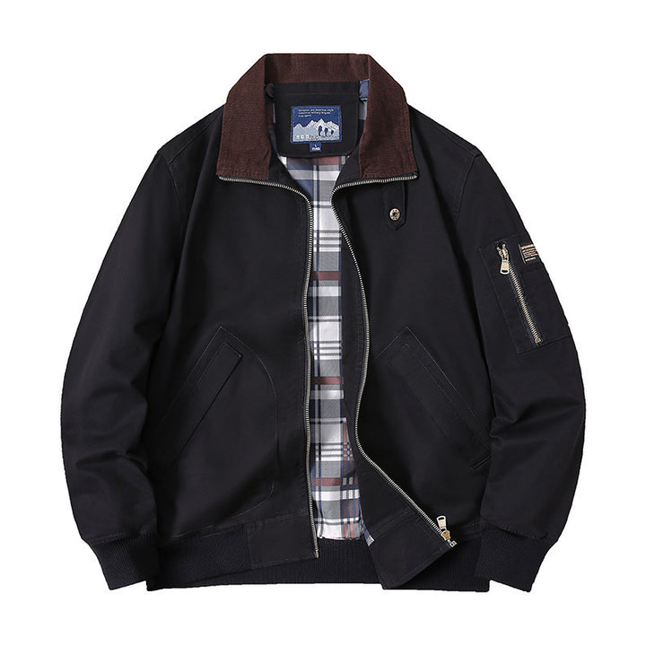 Herren Modische Blousonjacke mit Karomuster Echo Archiv