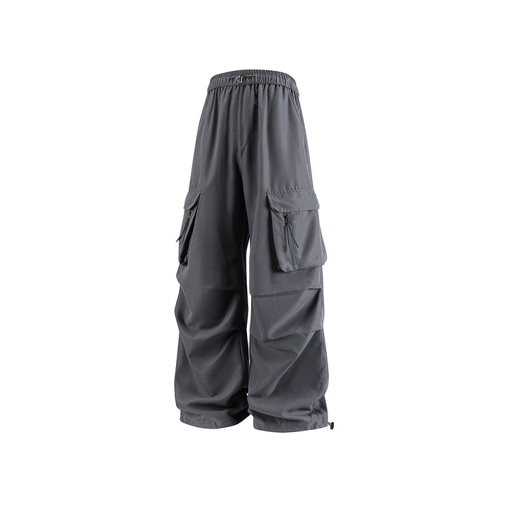 Herren Weite Tech‑Cargo‑Hose mit Elastikbund, Multifach‑Cargotaschen und Kordelabschluss Echo Archiv