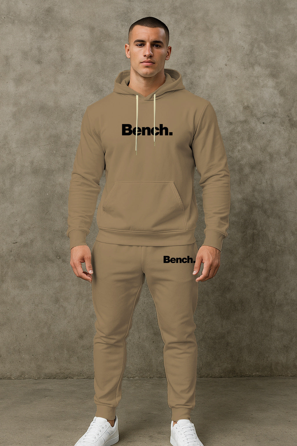 Herren Sportliches Hoodie- und Jogginghosen-Set Echoarchiv