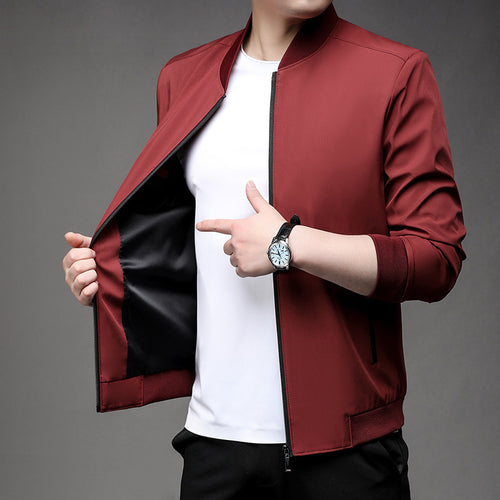 Herren Modische sportliche Bomberjacke Echo Archiv
