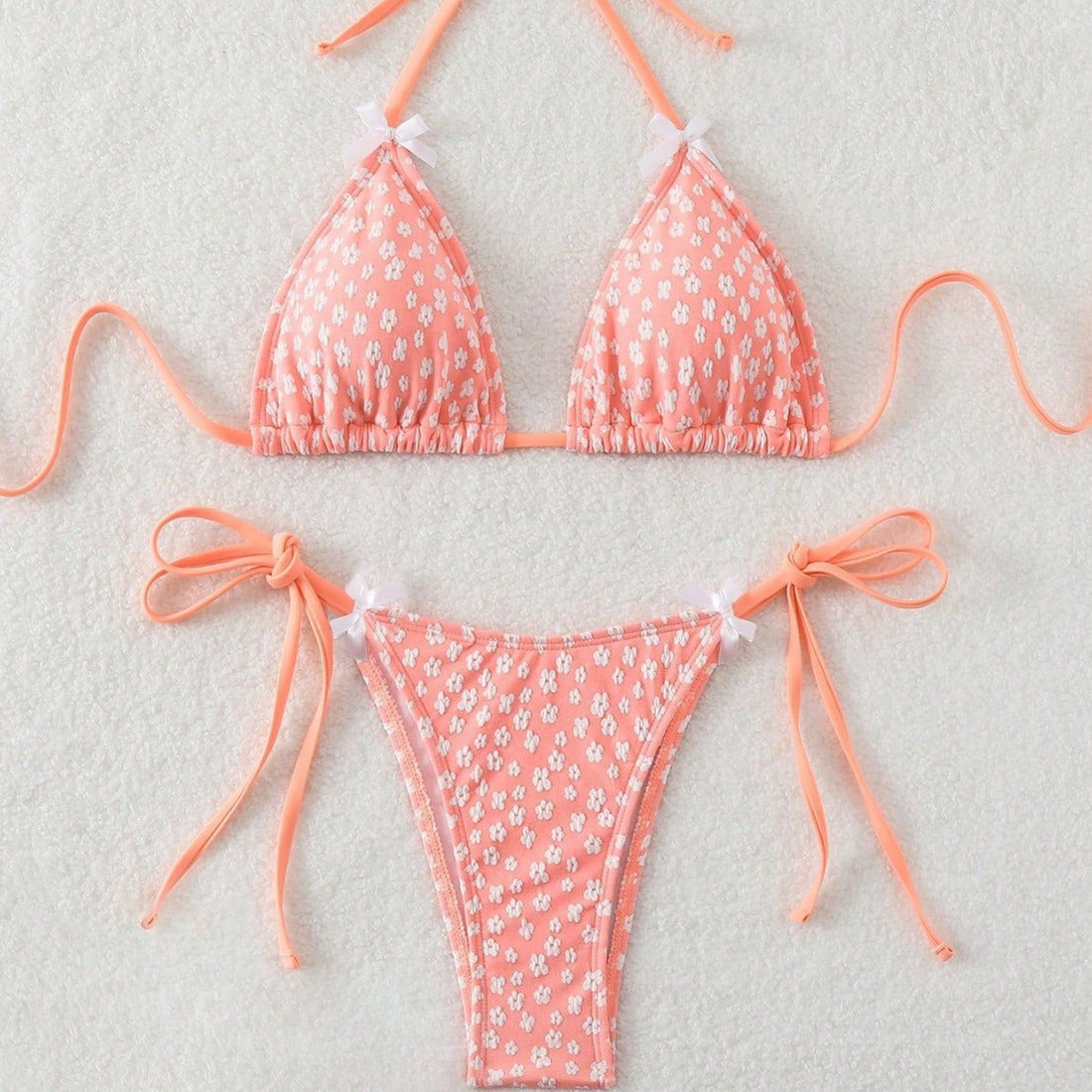 Damen Triangel-Bikini mit zarten Bindebändern – Maréssa