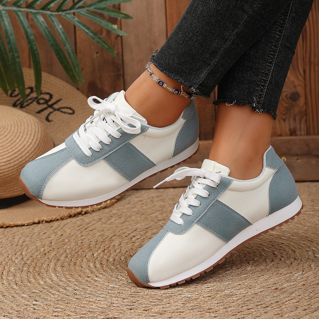 Damen Sportliche Freizeit Sneakers mit strapazierfähigem Obermaterial und rutschfester Sohle Echo Archiv