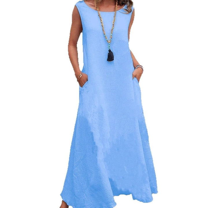 Damen Maxikleid mit praktischen Seitentaschen und komfortablem Schnitt Echo Archiv