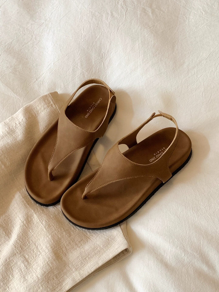 Damen Zehentrenner-Sandalen mit ergonomischem Fußbett und stilvollem Design Echoarchiv