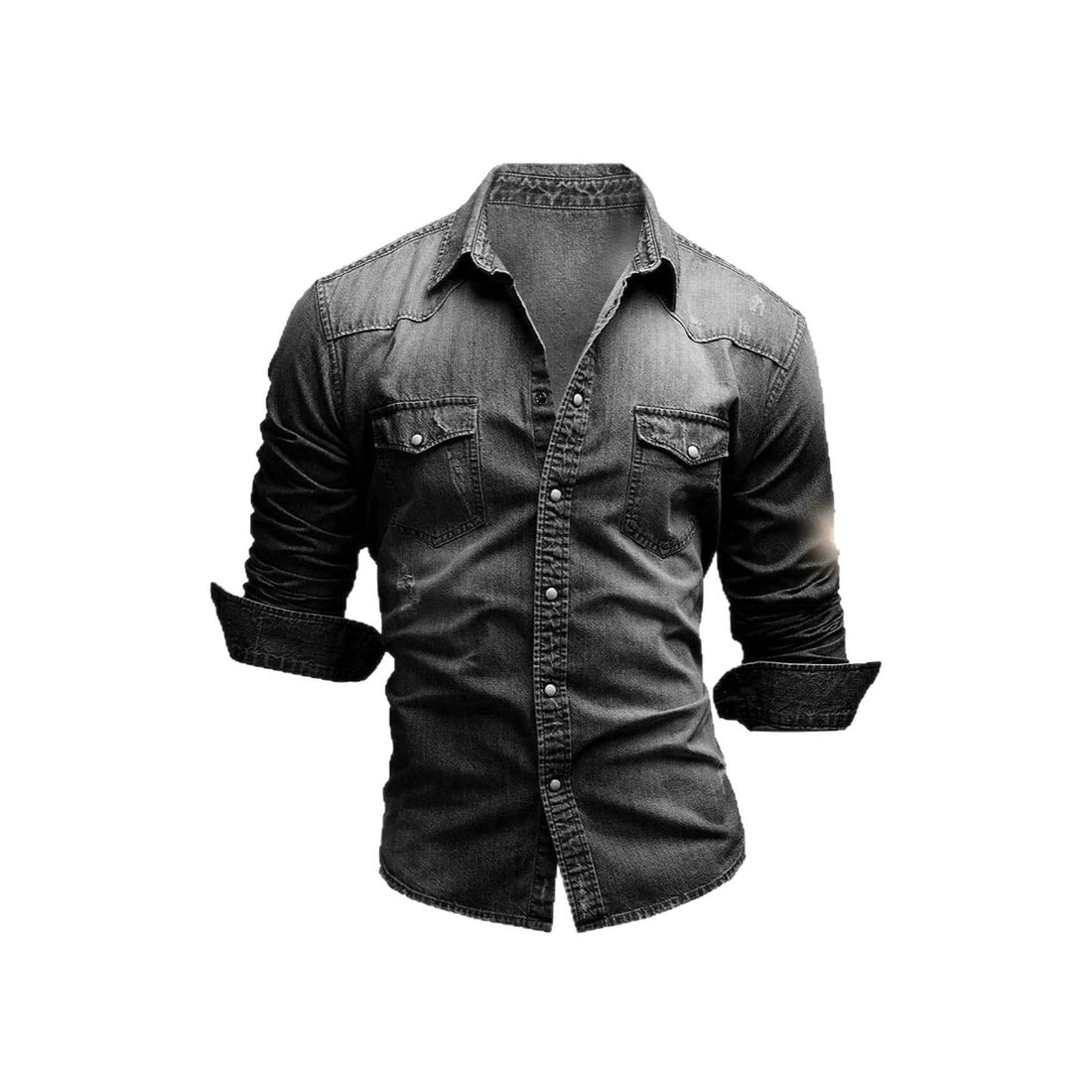 Herren Klassisches Denim Hemd – Arvello
