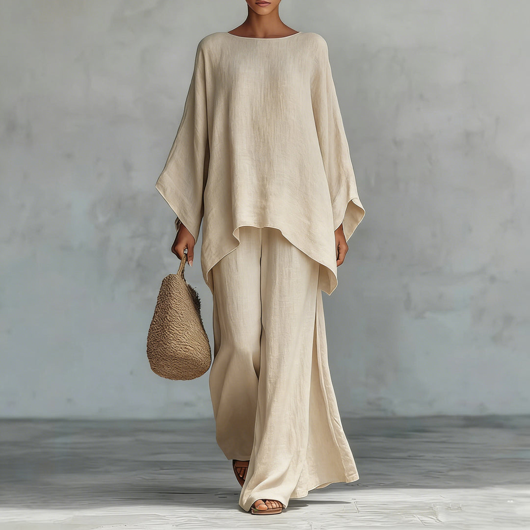 Damen luftiges Set aus weichem Stoff mit weitem Schnitt Echo Archiv
