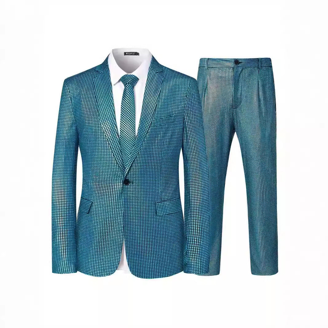 Herren Glitzerndes Anzugset Echoarchiv