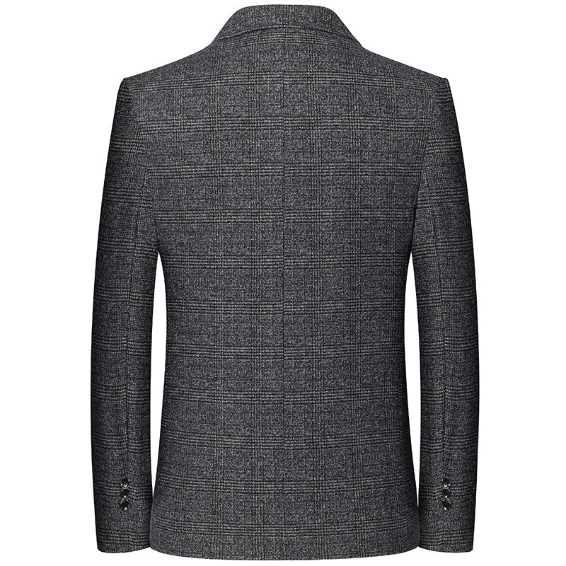 Herren Tailliertes Glencheck-Sakko im City‑Blazer‑Stil mit leichter Innenfütterung Echo Archiv