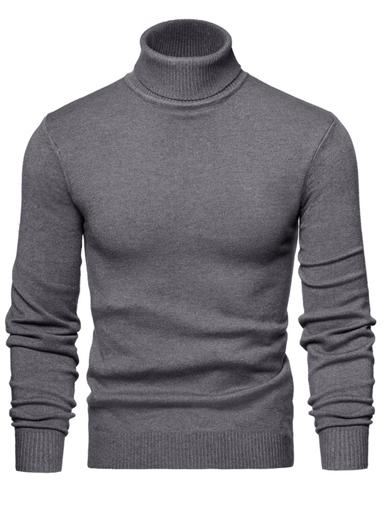 Herren Zeitloser Rollkragenpullover aus weicher Wolle Echoarchiv