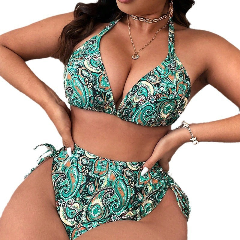 Damen Hochgeschnittener Bikini mit Vintage-Design Echo Archiv