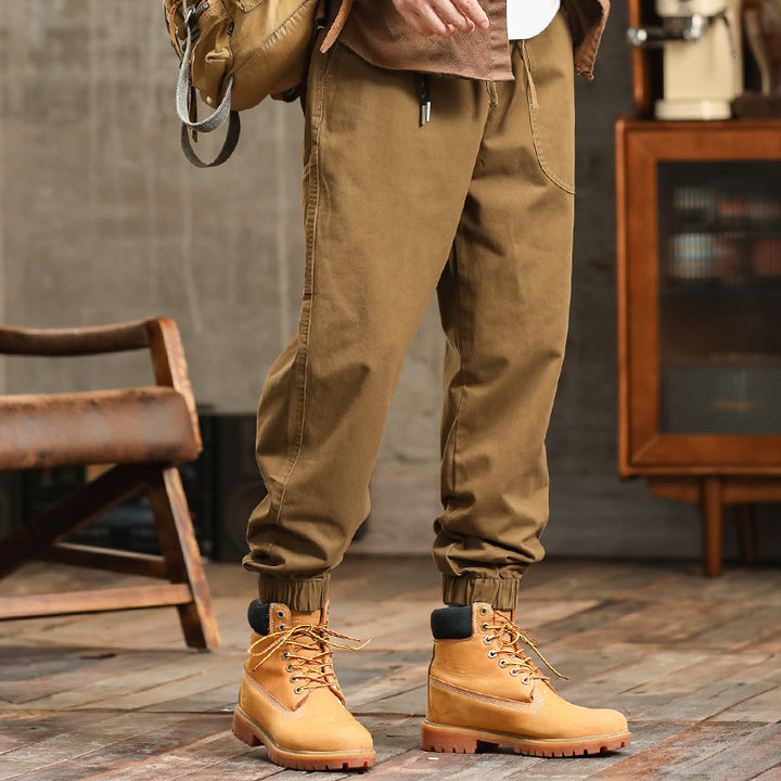 Herren Cargo-Joggerhose mit elastischem Bund und Bündchen Echoarchiv