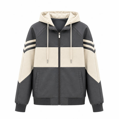 Herren Sportliche Kapuzenjacke 1787797619 – Cavarno
