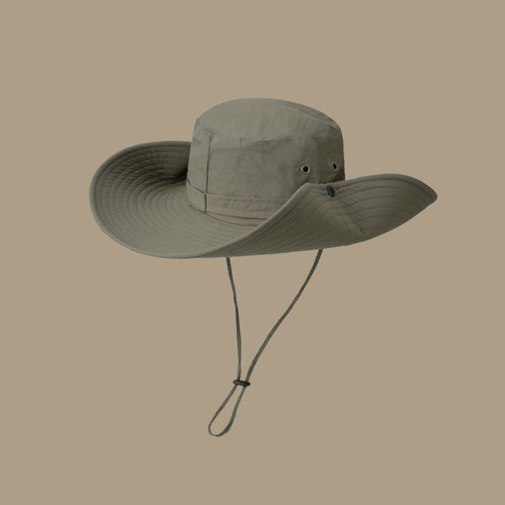 Damen Uv-Schutz Sonnenhut mit Breiter Krempe und Verstellbarem Kinnband Echoarchiv