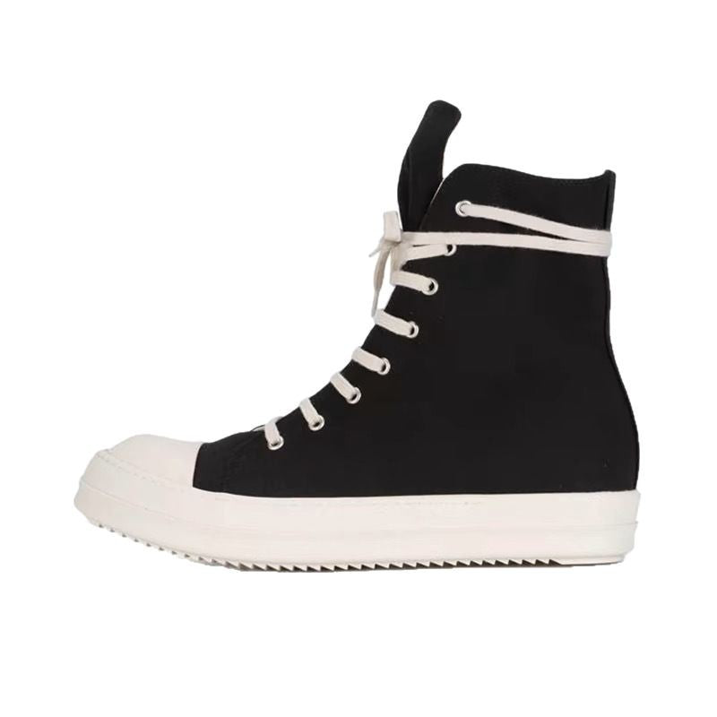 Herren High-Top Plateausneaker mit Reißverschluss und dicker Gummiplattform – Tavélo