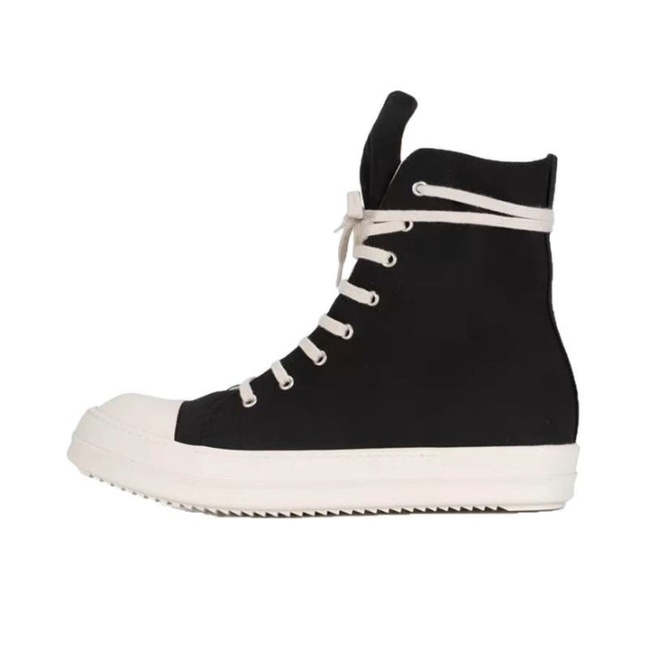 Herren High-Top Plateausneaker mit Reißverschluss und dicker Gummiplattform – Tavélo