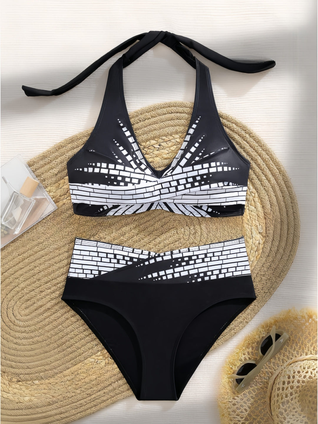 Damen Bikini-Set mit exquisitem Karomuster Echo Archiv