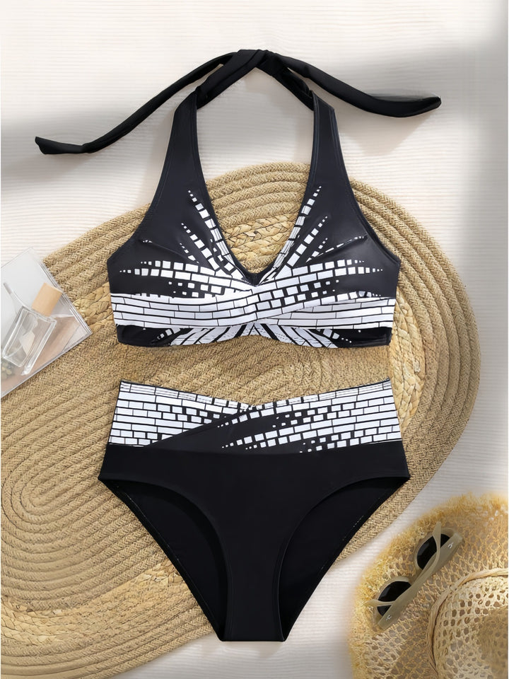 Damen Bikini-Set mit exquisitem Karomuster Echo Archiv