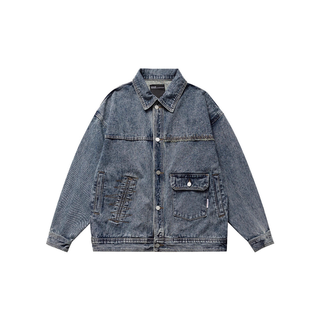 Herren Modische Denim-Jacke Echoarchiv