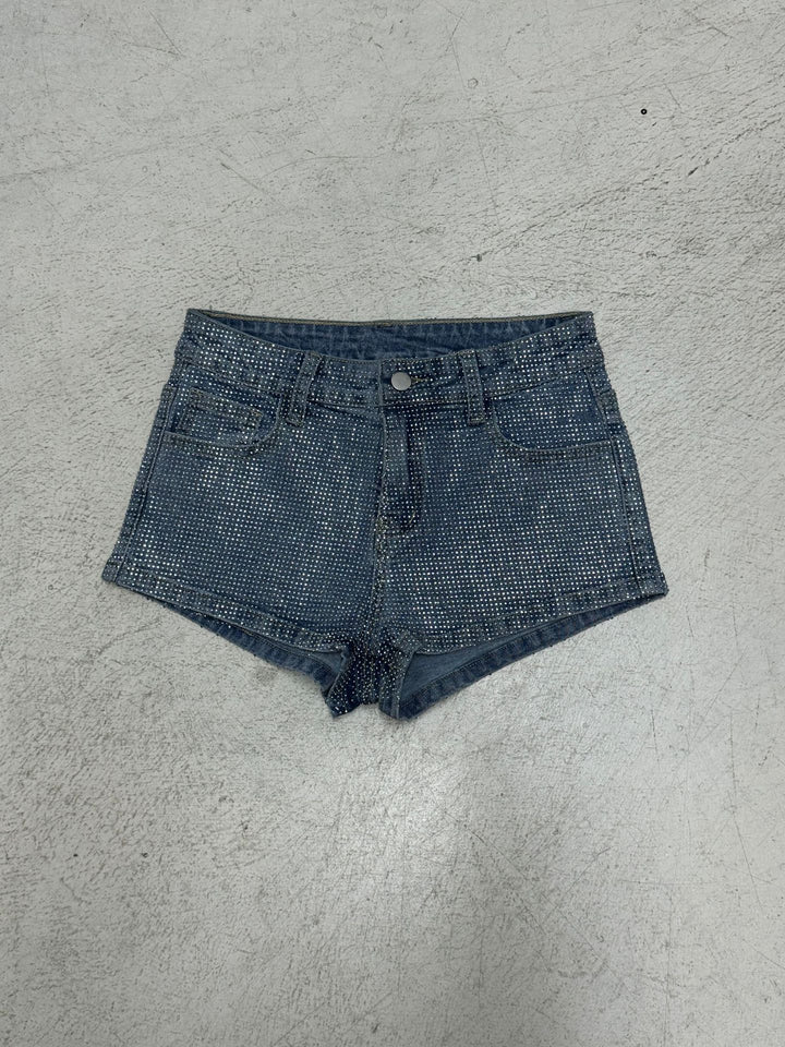 Damen Jeansshorts mit Glitzerakzenten Echo Archiv