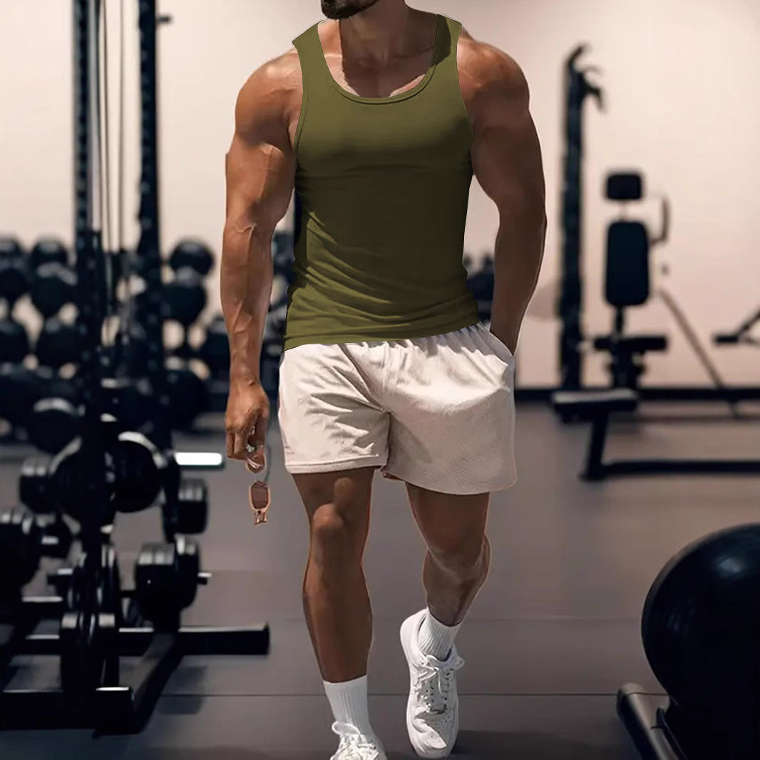 Herren Sportliches Tanktop aus atmungsaktivem Funktionsmaterial Echoarchiv