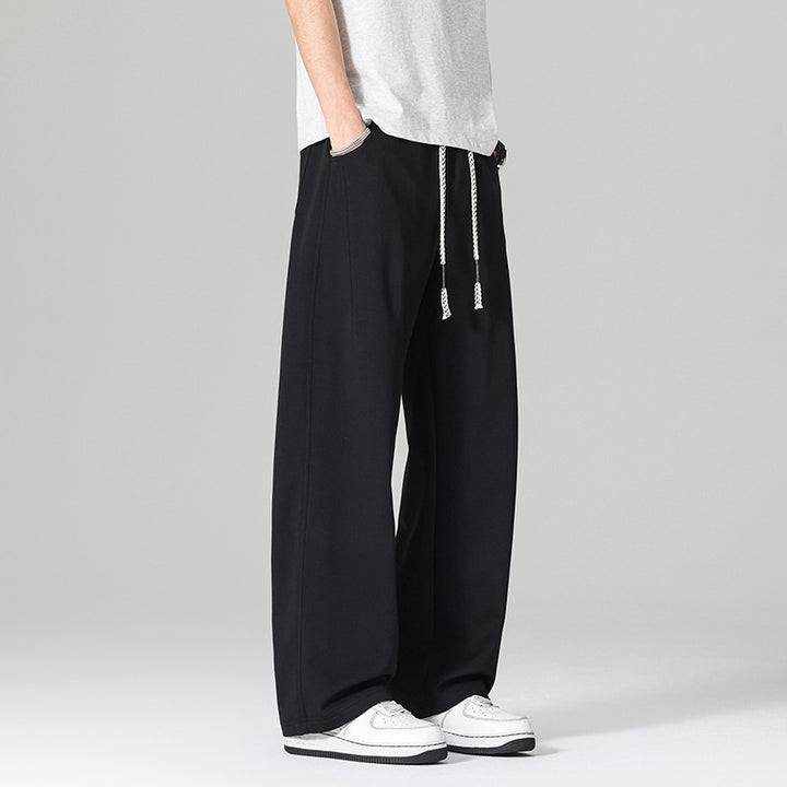 Herren Weitgeschnittene Sporthose mit elastischem Bund  1788279773