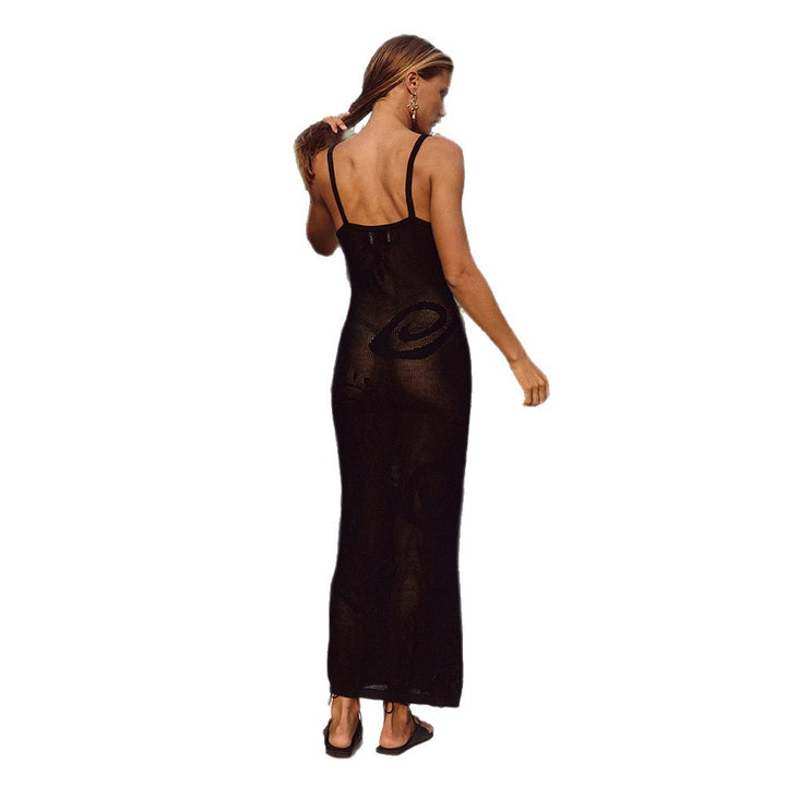 Damen elegantes Netz-Strandkleid Echo Archiv
