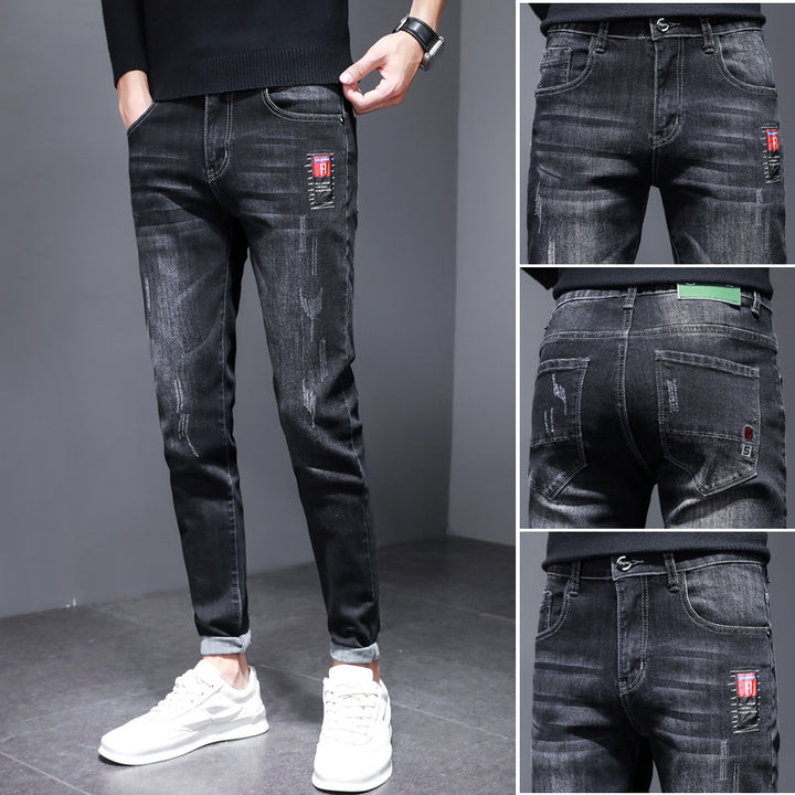 Herren Slim-Fit Jeans im modernen Waschdesign Echoarchiv