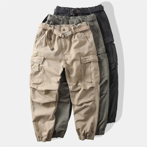 Herren Cargo-Hose mit verstellbarem Bund und praktischen Taschen Echo Archiv