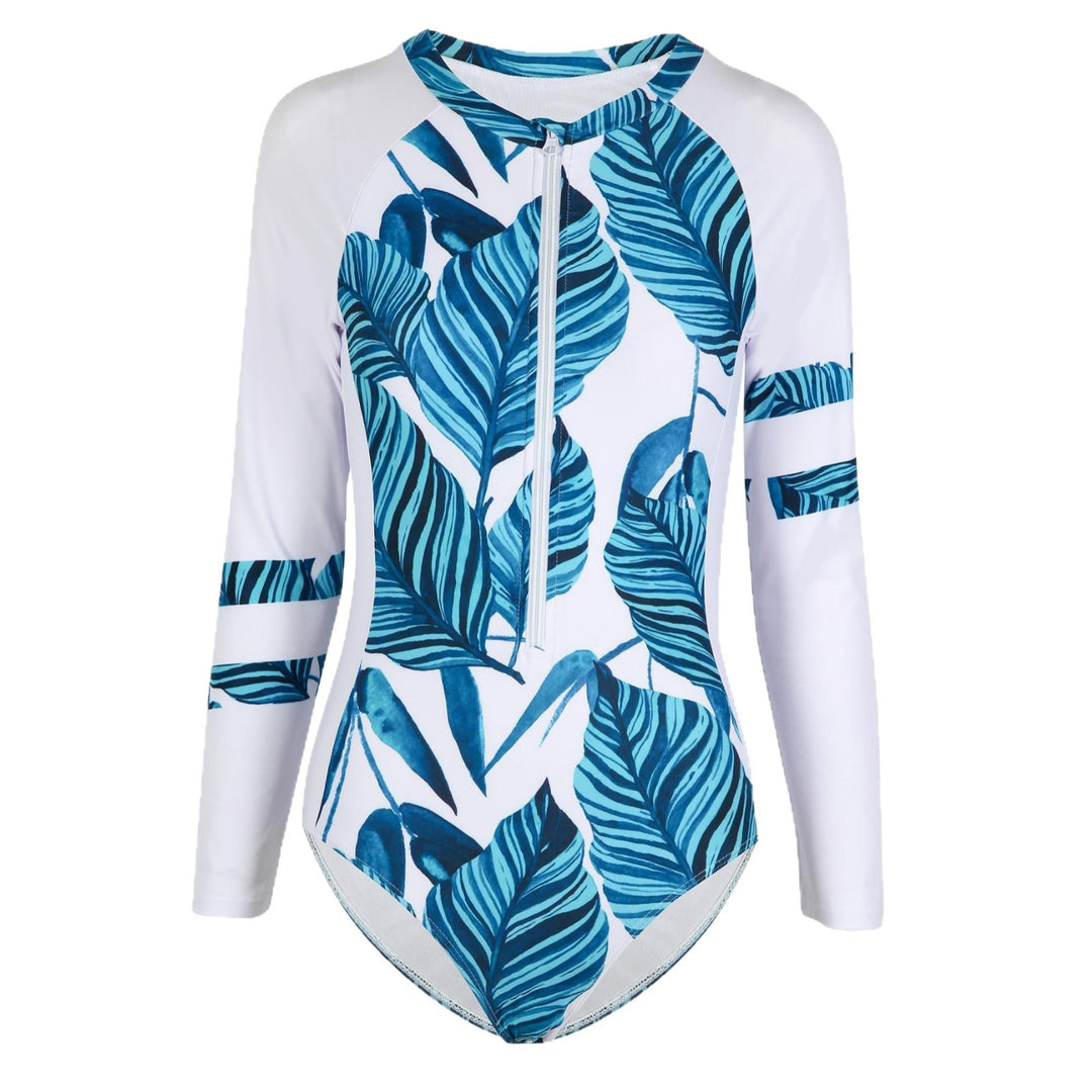 Damen Schwimmanzug mit UV-Schutz und Reißverschluss Echo Archiv