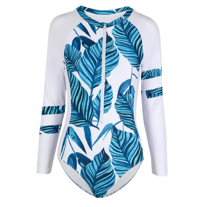 Damen Schwimmanzug mit UV-Schutz und Reißverschluss Echo Archiv