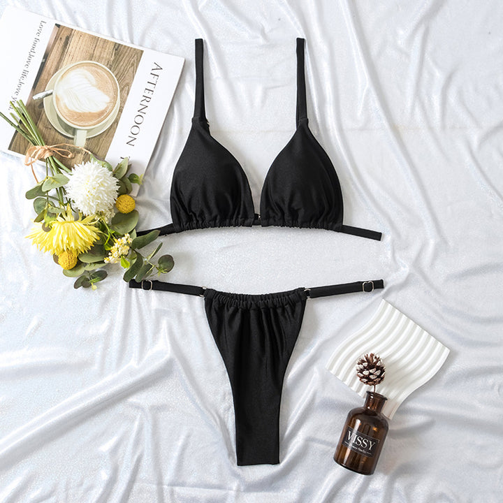 Damen Triangel-Bikini Set mit rüschendetails Echo Archiv