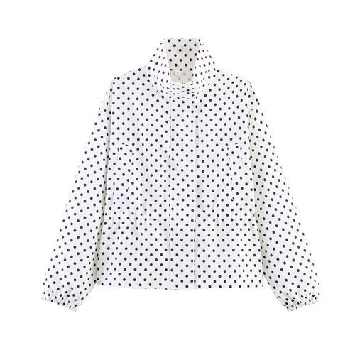Damen Leichte gesteppte Blousonjacke mit Stehkragen und Gummibündchen Echoarchiv