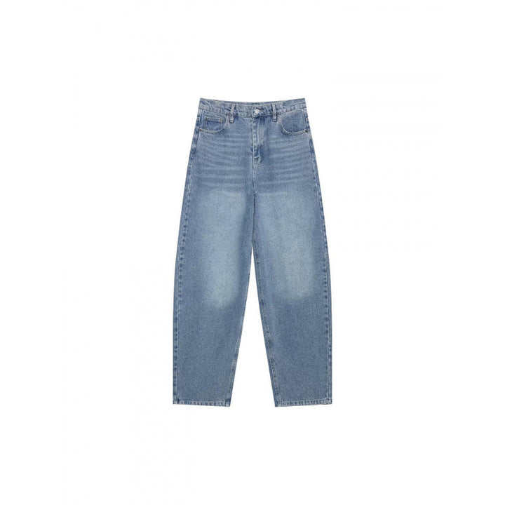 Damen Hochtaillierte weite Streifenjeans im Retro‑Look Echo Archiv