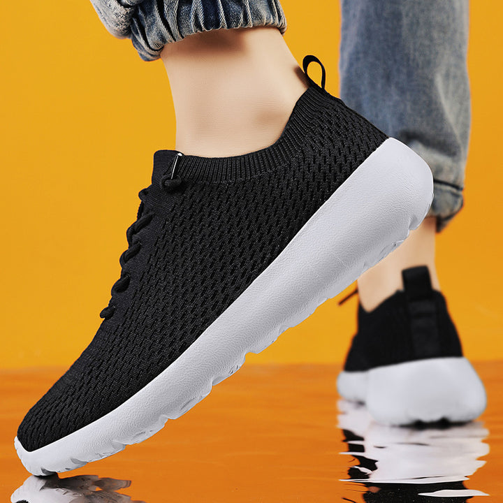 Unisex atmungsaktive Strick‑Slip-On Sneaker mit elastischem Schaft, Zuglasche und gedämpfter Leichtsohle – Norré