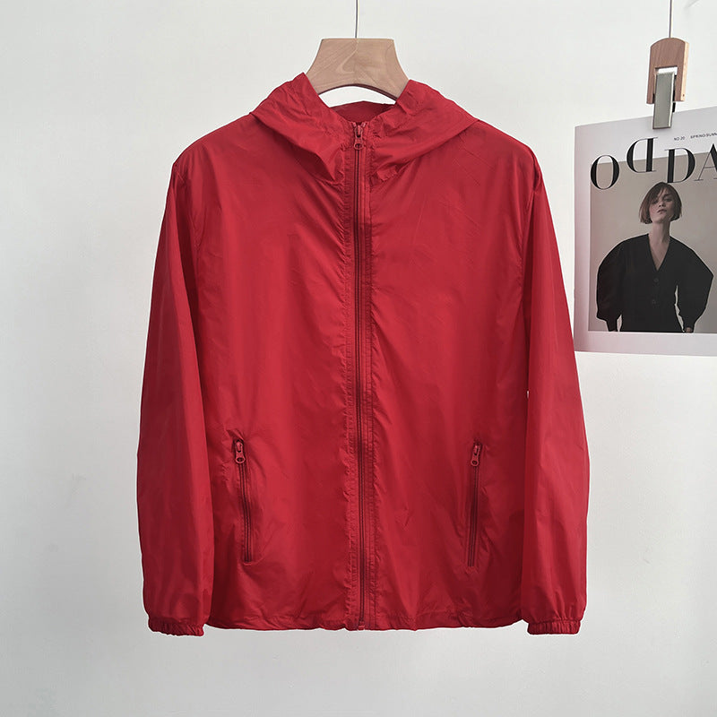 Damen Leichte Übergangsjacke mit Kapuze und Reißverschluss Echo Archiv