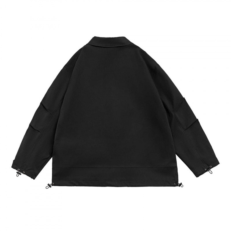 Unisex Oversize-Blazerjacke im Utility-Look mit Tunnelzug und aufgesetzten Eingrifftaschen Echo Archiv