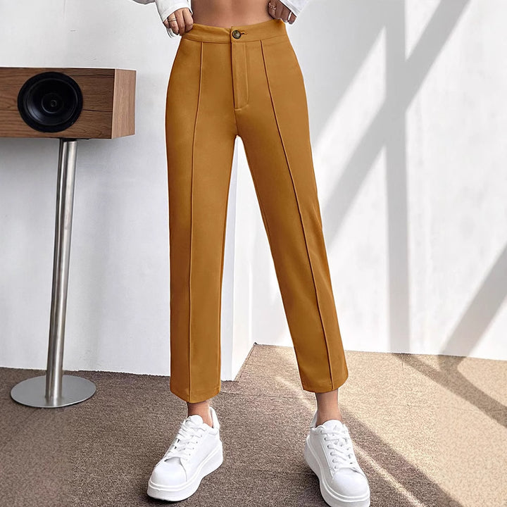 Damen elegante chino Hose mit taillierter Passform Echo Archiv