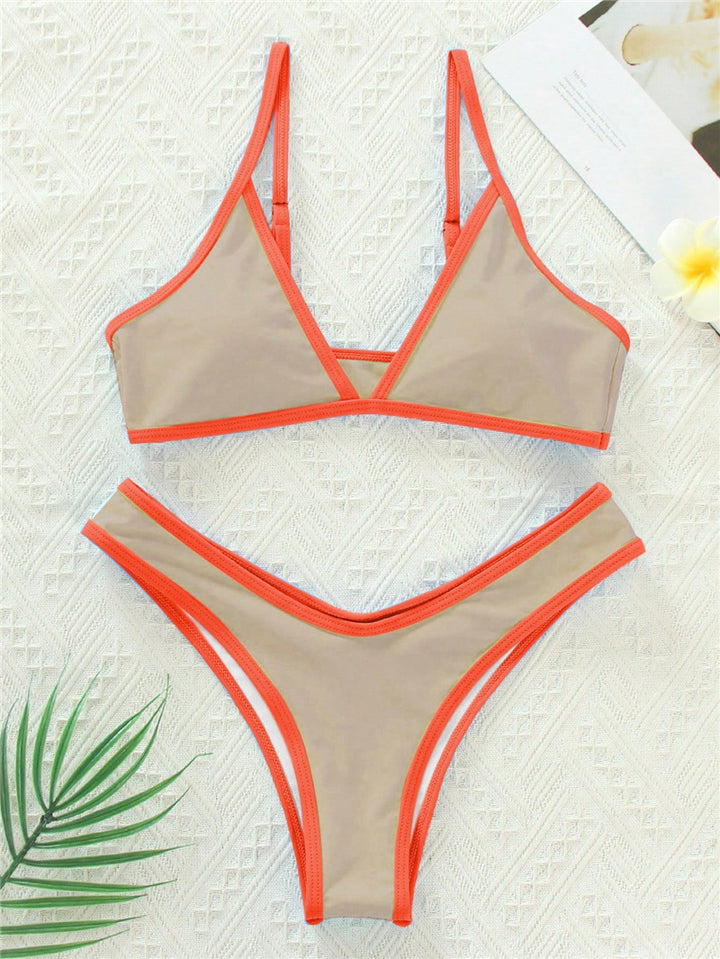 Damen Triangel-Bikini mit eleganter Naht und sportlichem Schnitt Echo Archiv