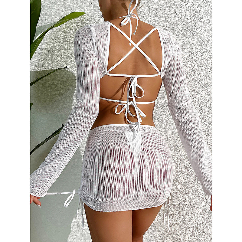 Damen Baderock mit offenen Seiten und modischem Ringdetail Echo Archiv